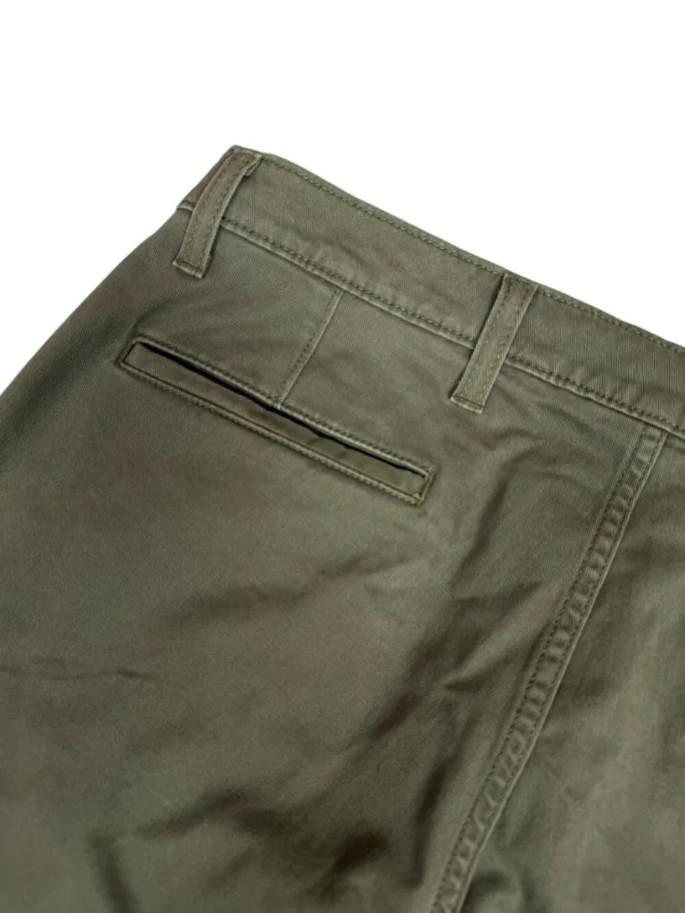 Dockers Straight Fit Olive Green Stretch Chino Pants 35x28.5